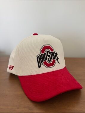 Ohio State Woodn Grail Two-Tone Helmet Sticker Snapback BRAND NEW